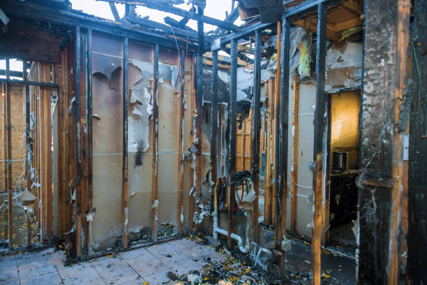 Professional Fire Damage Assessment technician working in San Carlos, TX